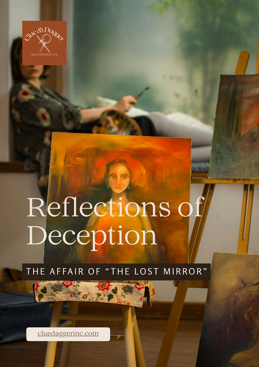 Reflection of Deception: The Affair of the Lost Mirror – An Art Theft Mystery Party Kit